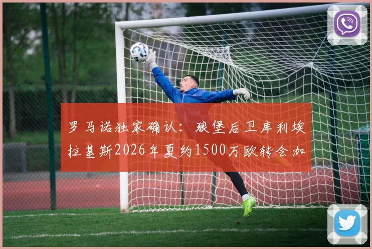 罗马诺独家确认：狼堡后卫库利埃拉基斯2026年夏约1500万欧转会加盟罗马，交易细节全解析